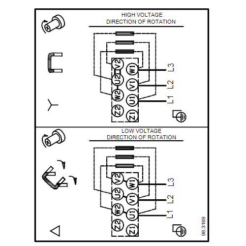 Схема подключений насосов CR 1-17 A-FGJ-A-E-HQQE